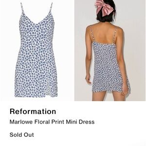 Reformation | Marlowe Floral Mini Dress | Size Small | NWT